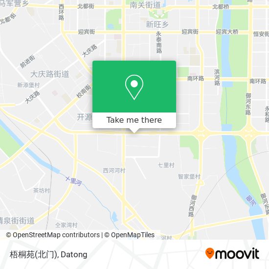 梧桐苑(北门) map