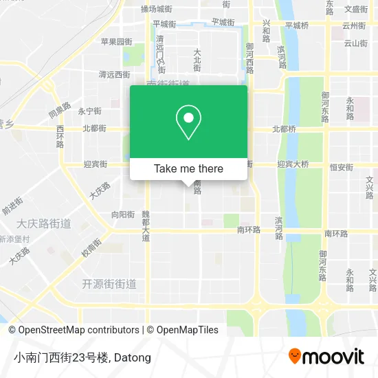 小南门西街23号楼 map