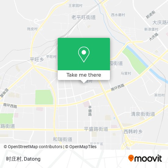 时庄村 map