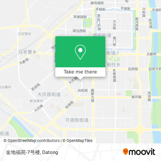 金地福苑-7号楼 map