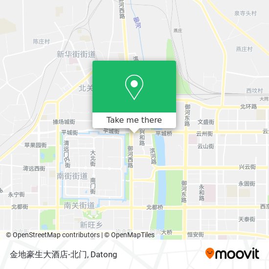 金地豪生大酒店-北门 map