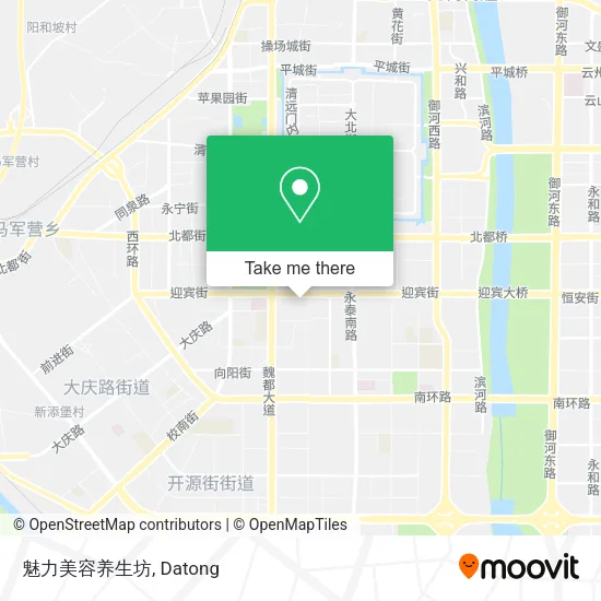 魅力美容养生坊 map
