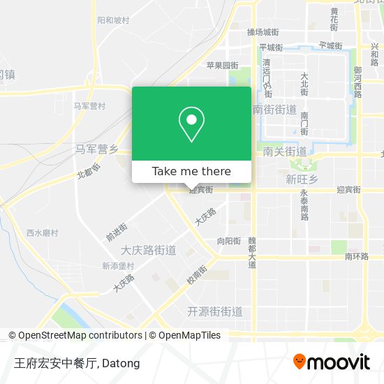 王府宏安中餐厅 map