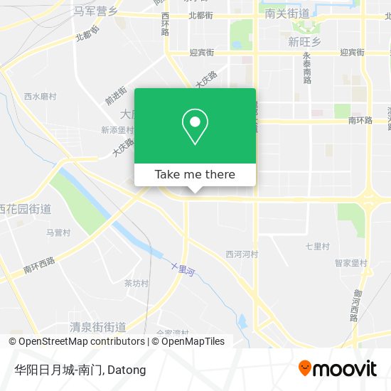 华阳日月城-南门 map