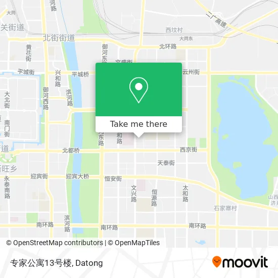 专家公寓13号楼 map