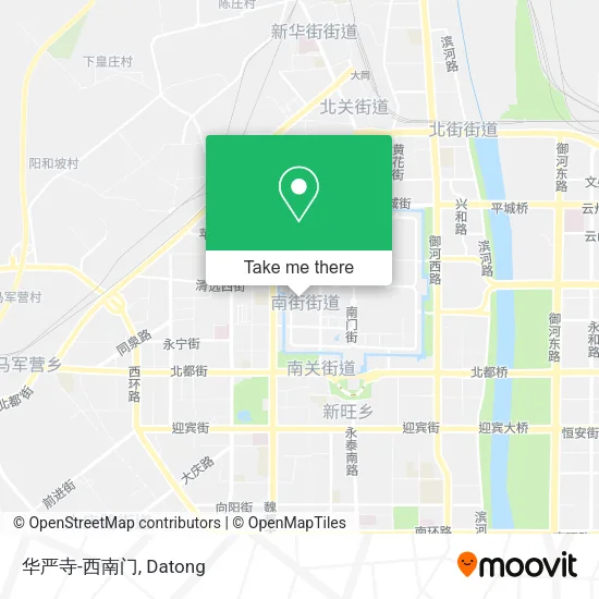 华严寺-西南门 map