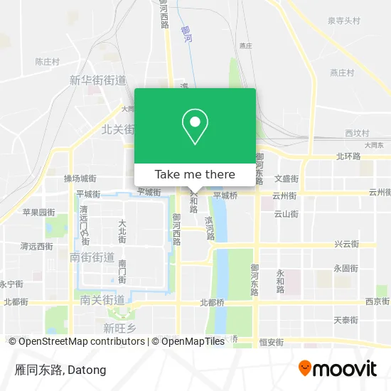 雁同东路 map