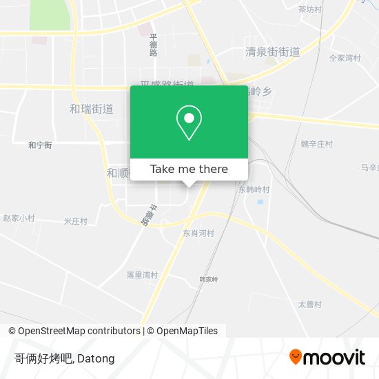 哥俩好烤吧 map