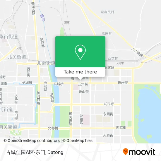 古城佳园A区-东门 map