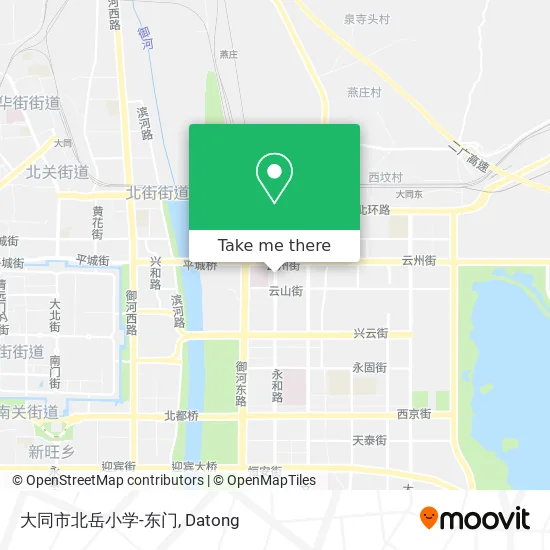 大同市北岳小学-东门 map