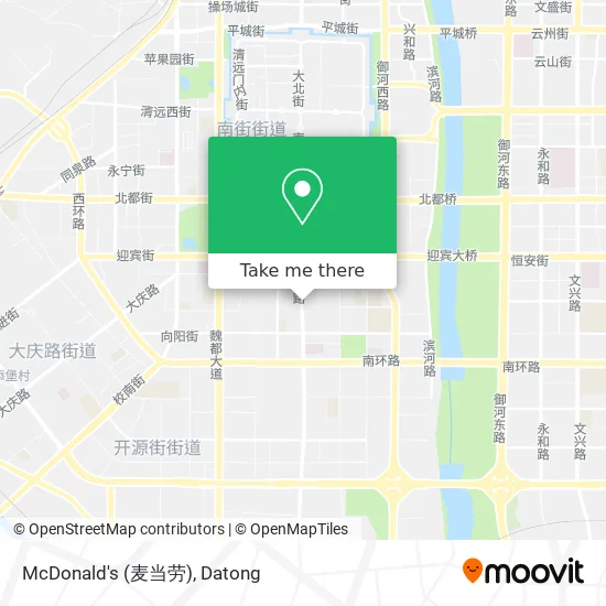 McDonald's (麦当劳) map