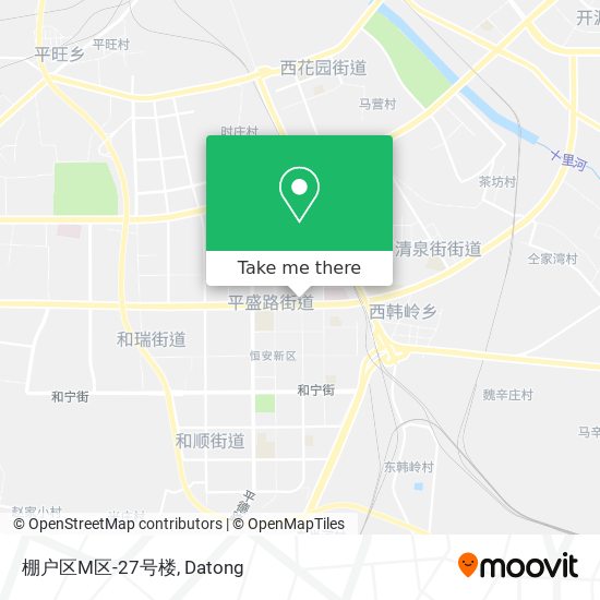 棚户区M区-27号楼 map