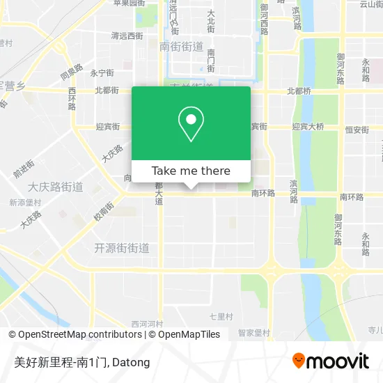 美好新里程-南1门 map