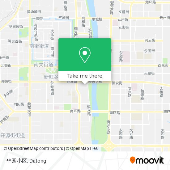 华园小区 map