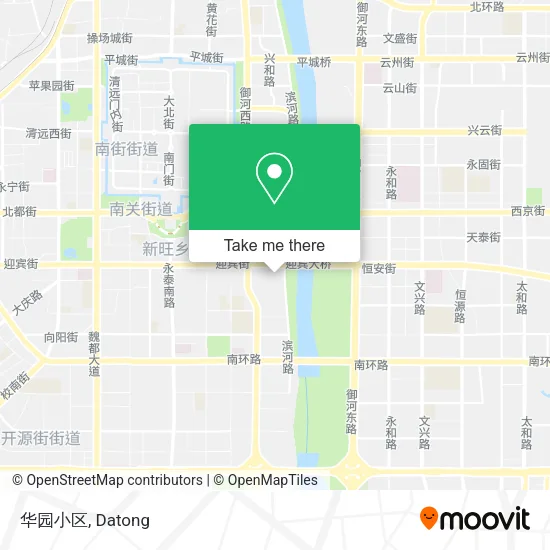 华园小区 map