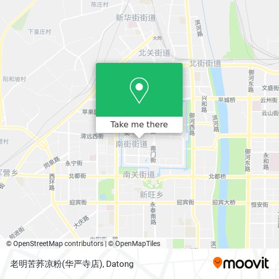 老明苦荞凉粉(华严寺店) map