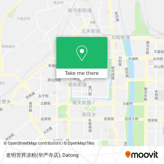 老明苦荞凉粉(华严寺店) map
