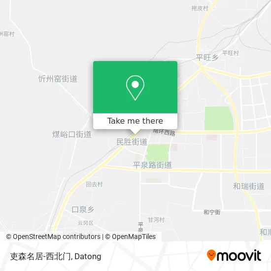 吏森名居-西北门 map