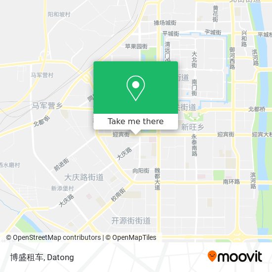 博盛租车 map