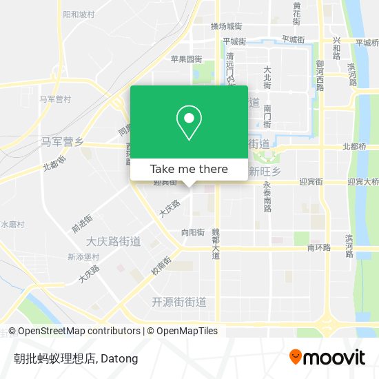 朝批蚂蚁理想店 map