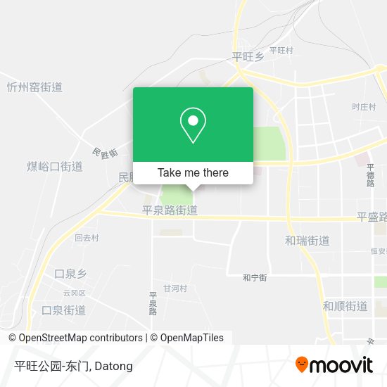 平旺公园-东门 map