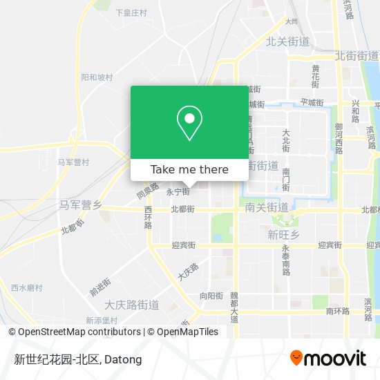 新世纪花园-北区 map