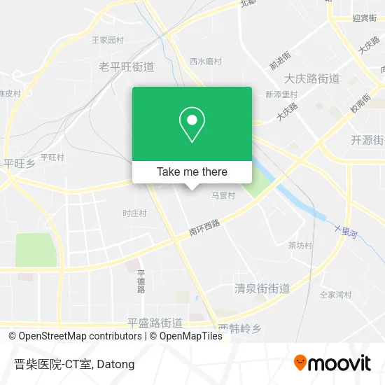 晋柴医院-CT室 map