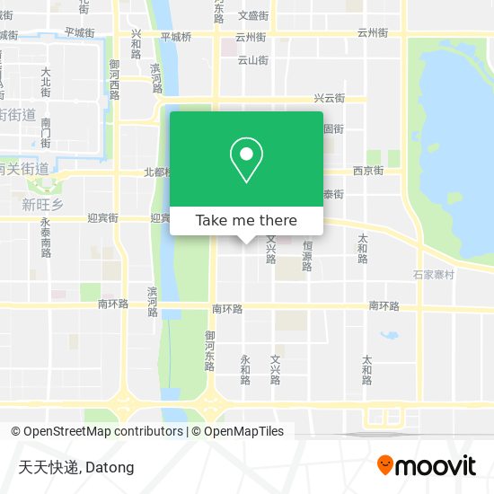 天天快递 map