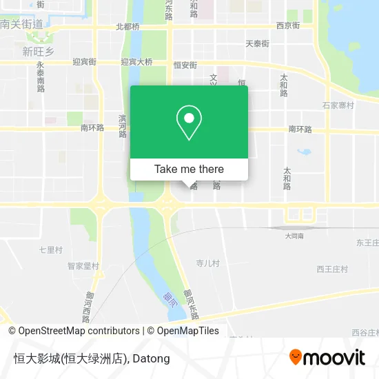恒大影城(恒大绿洲店) map