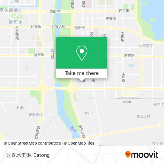 达喜冰淇淋 map