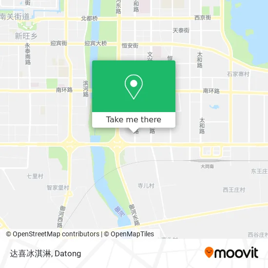 达喜冰淇淋 map
