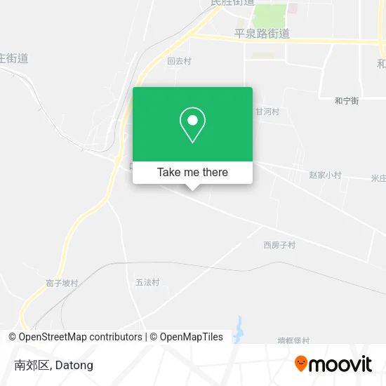 南郊区 map