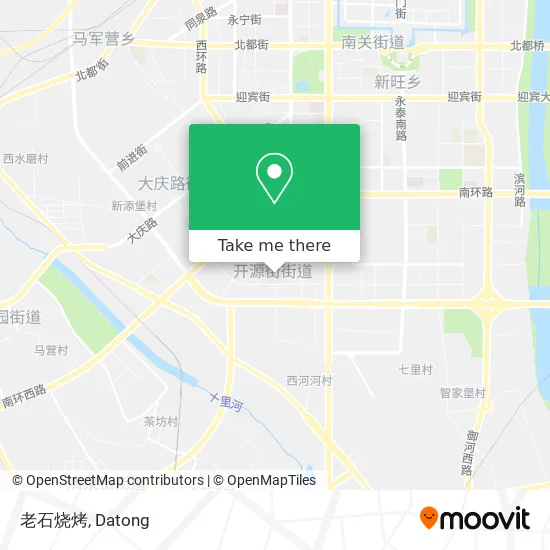 老石烧烤 map