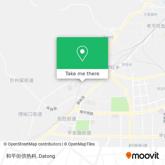 和平街供热科 map