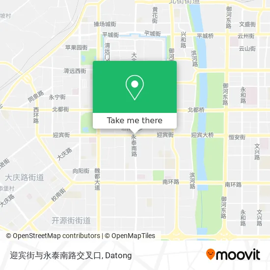 迎宾街与永泰南路交叉口 map