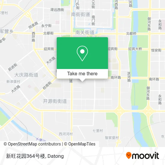新旺花园364号楼 map