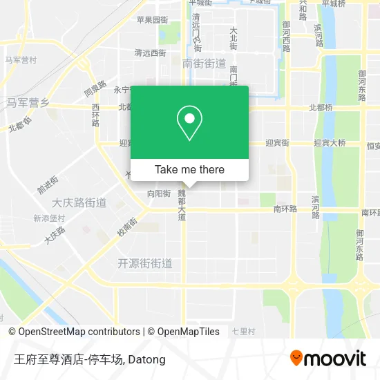 王府至尊酒店-停车场 map
