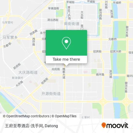 王府至尊酒店-洗手间 map