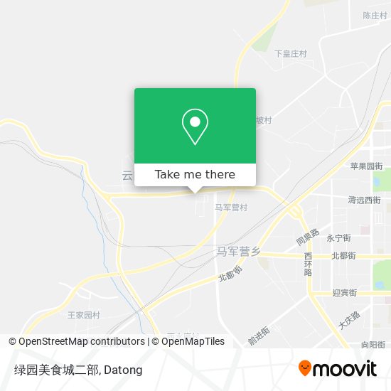 绿园美食城二部 map
