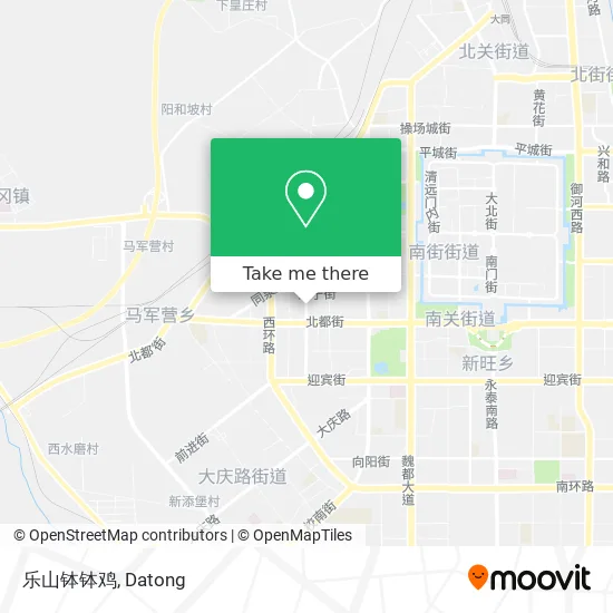 乐山钵钵鸡 map