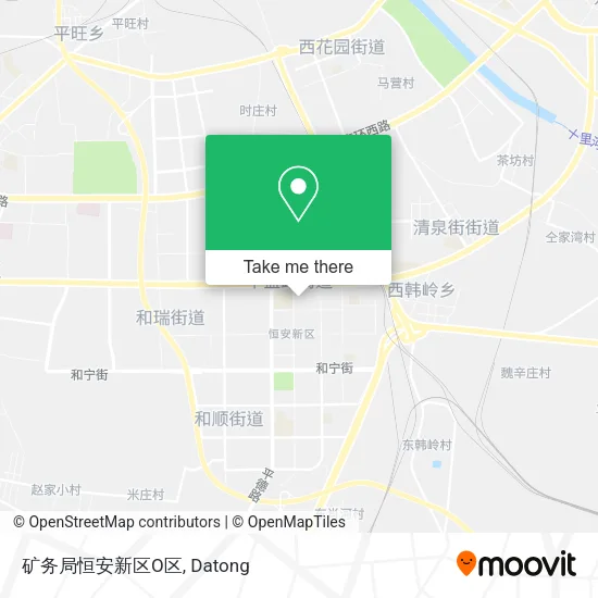 矿务局恒安新区O区 map