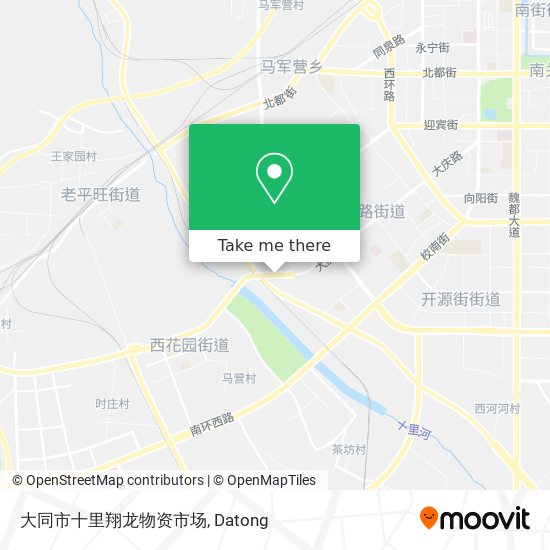 大同市十里翔龙物资市场 map