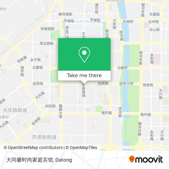 大同馨时尚家庭宾馆 map