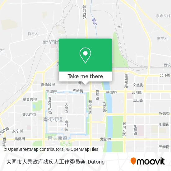 大同市人民政府残疾人工作委员会 map