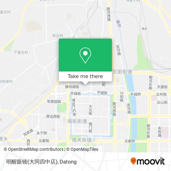 明醒眼镜(大同四中店) map