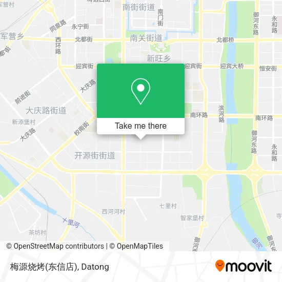 梅源烧烤(东信店) map
