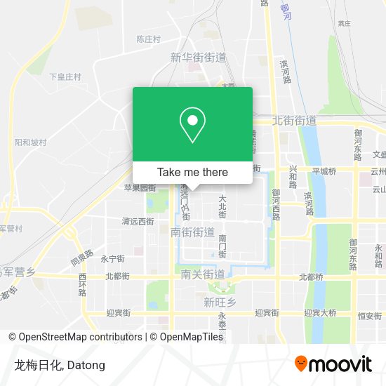 龙梅日化 map