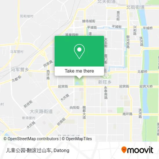 儿童公园-翻滚过山车 map