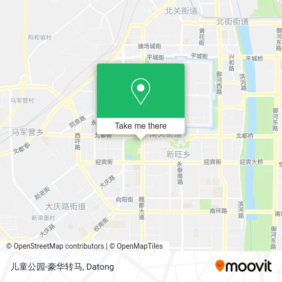 儿童公园-豪华转马 map