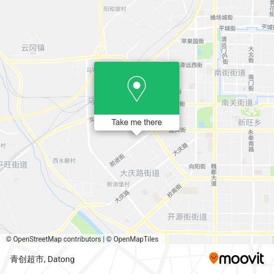 青创超市 map